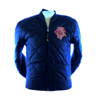 CFD Quilted Jacket Navy Letter Nest