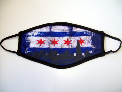 Chicago Flag Face Cover